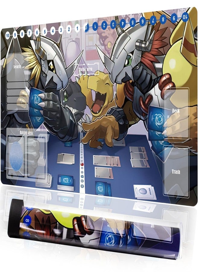sabermaster DTCG playmat Duel Mat Gaming Competition Pad Card Binder Deck 35x60CM 13.7x23.6in - Image 1